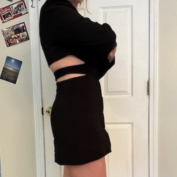 Bardot NWT Tribeca Black Blazer Dress - Medium - Picture 8 of 14